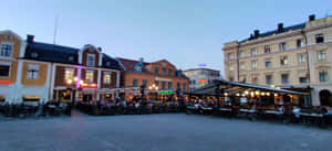 A Scenic View Of Linköping City, Sweden Wallpaper