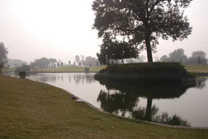 A Scenic View Of The Arabian Sea Country Club In Karachi Wallpaper