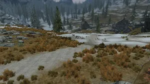 A Scenic View Of The Majestic Heljarchen Hall In Skyrim Wallpaper