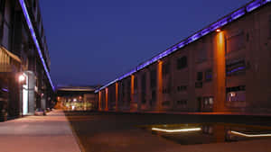 A Scenic Winter View Of Winterthur, Switzerland Wallpaper