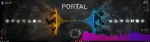 A Screen Showing The Word Portal Wallpaper