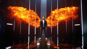 A Scrumptious Serving Of Fire Wings Wallpaper