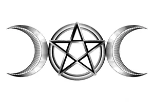 A Serene Pagan Ritual At Twilight Wallpaper