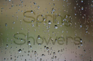 A Serene Spring Shower In The Countryside Wallpaper