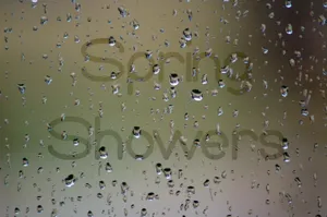 A Serene Spring Shower In The Countryside Wallpaper