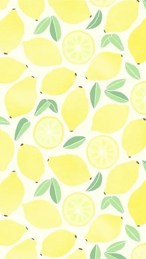 A Serene Yellow Summer Landscape Wallpaper