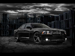 A Shining Dodge Avenger Parked On The Street Wallpaper