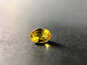 A Shining Yellow Sapphire Gemstone Wallpaper