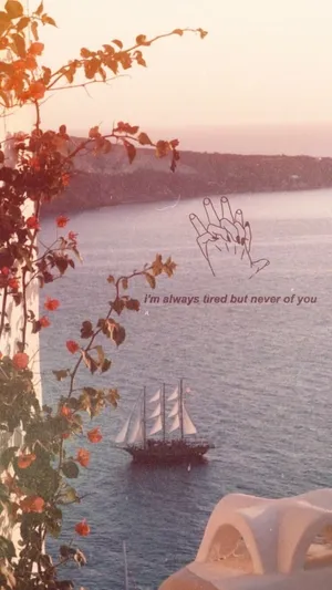 A Ship Is Sailing In The Water Near A Building Wallpaper