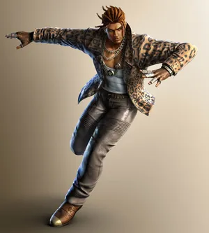 A Showdown Of Iconic Tekken Characters In An Intense Battle. Wallpaper