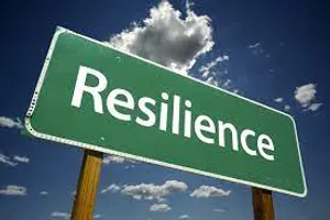 A Sign That Tells People To Be Resilient Wallpaper
