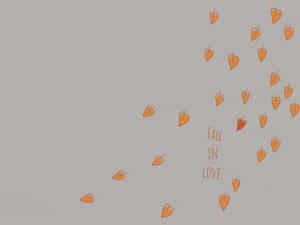 A Simple Autumn Scene Of A Cemetery, Shed And Trees In The Fog. Wallpaper