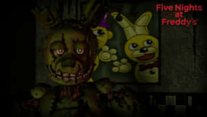 A Sinister Springtrap Emerges Wallpaper