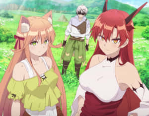 A Skilled Beast Tamer Controlling A Ferocious Creature Wallpaper