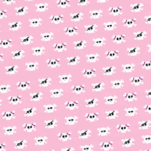 A Skull With Feminine Flair Wallpaper