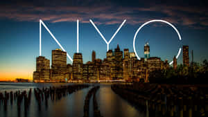 A Skyline Of The Iconic City Of New York. Wallpaper