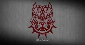 A Sleek And Friendly Black Pitbull Wallpaper