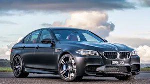 A Sleek And Powerful Bmw M5 In Action Wallpaper