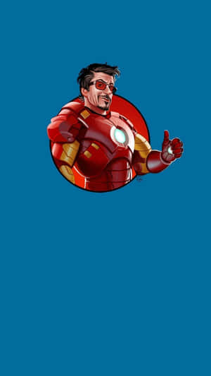 A Sleek, Cutting Edge, Superhero Inspired Iphone For The Modern Iron Man Fan. Wallpaper