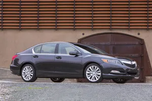 A Sleek Silver Acura Rlx In High Resolution Wallpaper