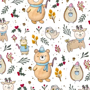 A Smiling Computer With Green Leaves On A Pink Background. Wallpaper