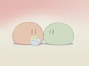 A Soothing Image Of Dango Family From Clannad Anime Series. Wallpaper