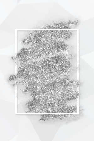 A Sparkling Display Of White Glitter Thrown Into The Air Wallpaper