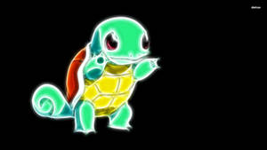 A Squirtle Catches Some Morning Rays Wallpaper