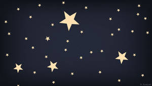 A Star Twinkles Through The Night Sky Wallpaper