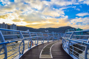 A Stormy Sky Intensifies Toward The Horizon Wallpaper