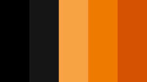 A Striking Black And Orange Abstract Design Wallpaper Wallpaper