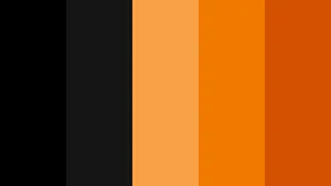 A Striking Black And Orange Abstract Design Wallpaper Wallpaper