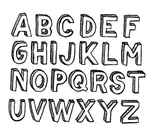 A Striking Black And White Letter Wallpaper Wallpaper