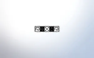 A Striking Black And White Pattern Of Symbols Wallpaper