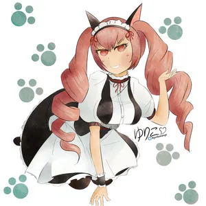 A Striking Illustration Of Faris Nyannyan From Steins;gate Wallpaper