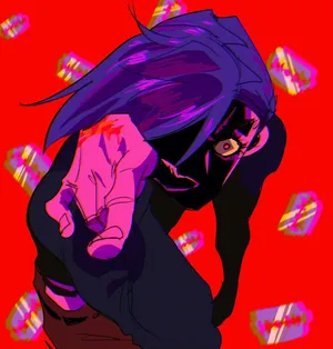 A Striking Portrait Of Vinegar Doppio, A Character From Jojo's Bizarre Adventure Wallpaper