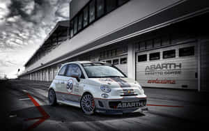 A Stunning Abarth 695 In Motion Wallpaper