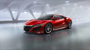 A Stunning Acura Nsx Sports Car On Display Wallpaper