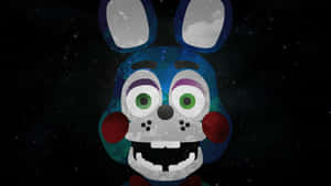 A Stunning Animatronic Creature With Glowing Eyes And Striking Details Wallpaper