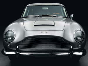 A Stunning Aston Martin Db5 In Classic Silver Wallpaper