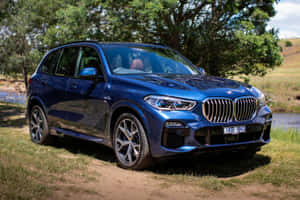 A Stunning Bmw X5 In Motion Wallpaper