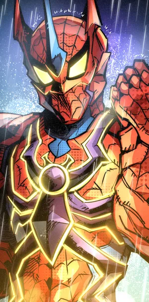 A Stunning Close-up Of An Arachnid On A Leaf Wallpaper