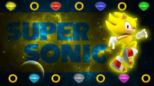 A Stunning Display Of Chaos Emeralds In Various Colors Wallpaper