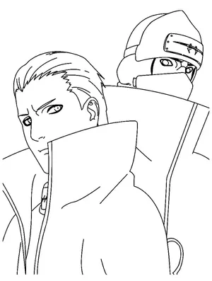 A Stunning Drawing Of The Akatsuki, A Criminal Organization From The Popular Anime Series, Naruto. Wallpaper