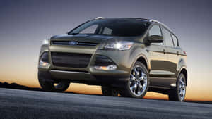 A Stunning Ford Escape Suv On Display Wallpaper