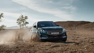 A Stunning Genesis Gv80 Suv Wallpaper