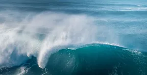 A Stunning High Tide At Sunset Wallpaper