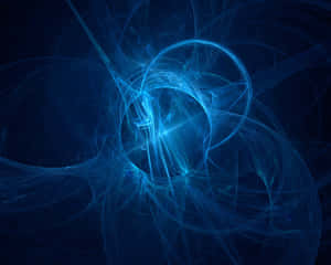 A Stunning Indigo Blue Mountainscape Wallpaper