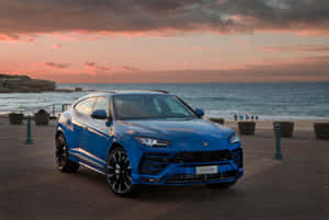 A Stunning Lamborghini Urus In Its Full Glory Wallpaper