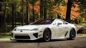 A Stunning Lexus Lfa Exuding Elegance And Speed Wallpaper